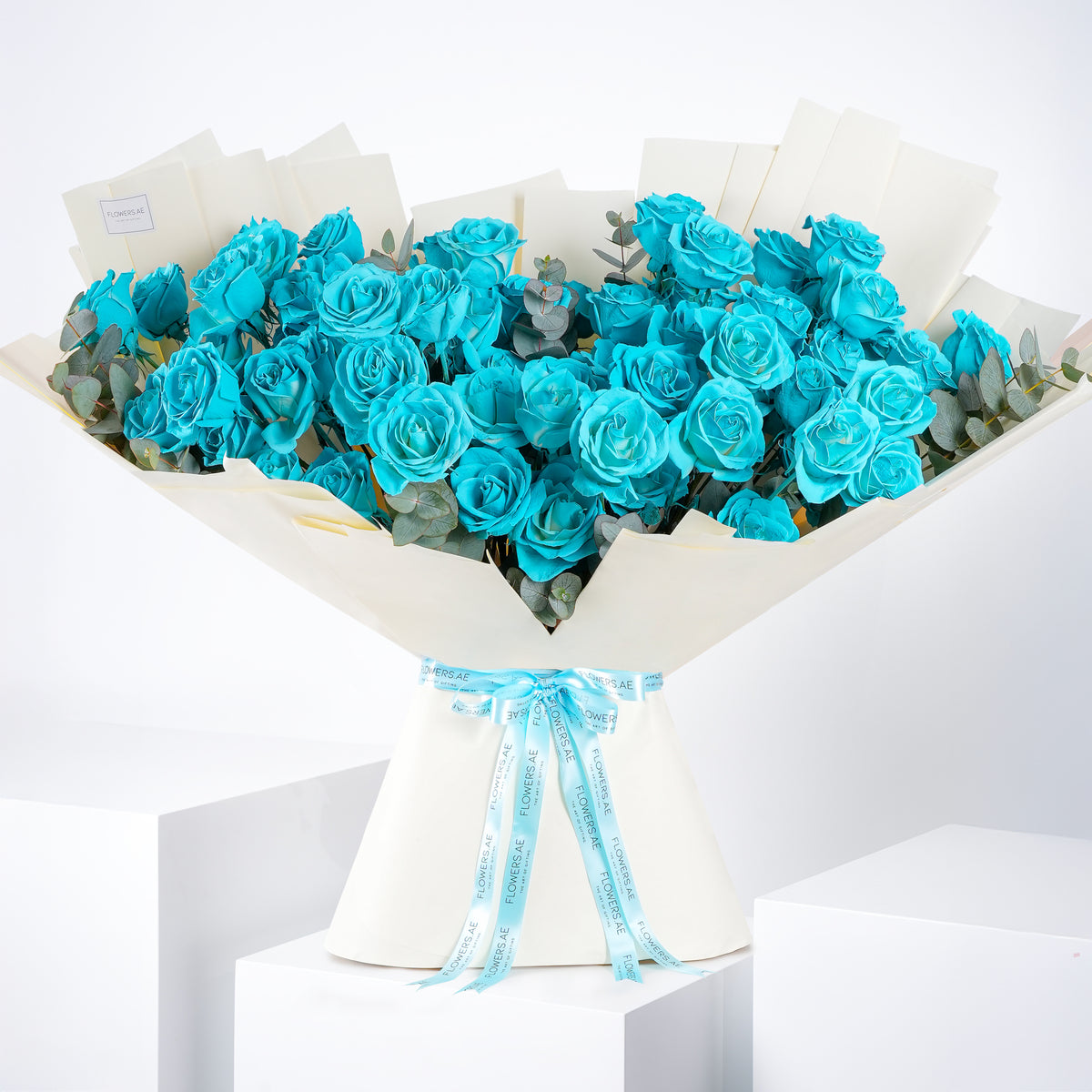 100 Tiffany Blue Roses