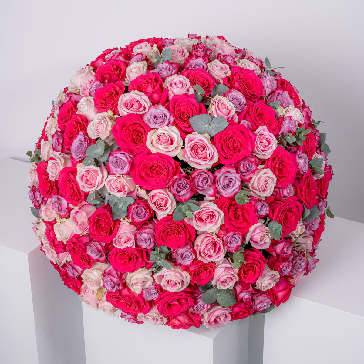 365 Blush Roses  Hatbox