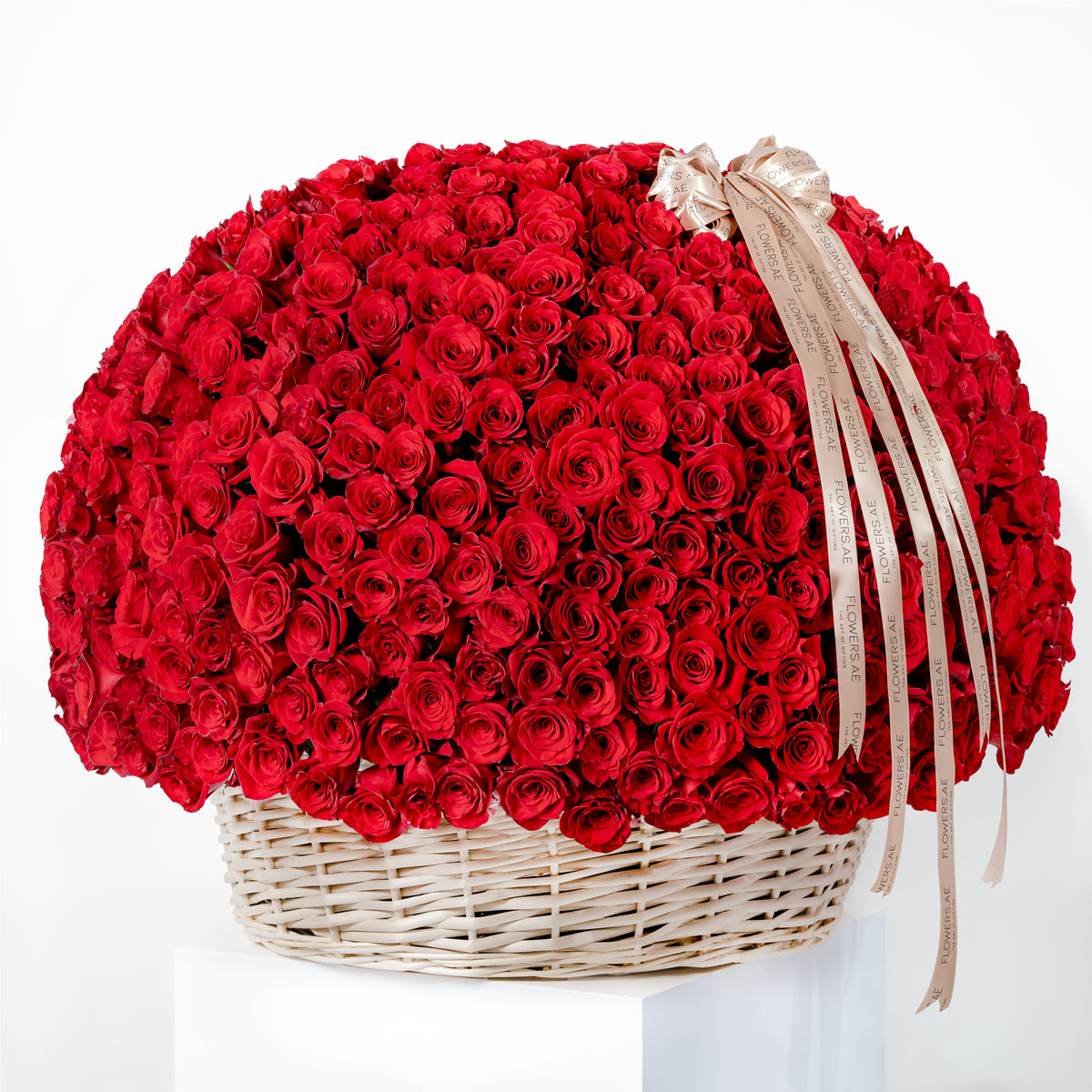 500 Red Roses Basket