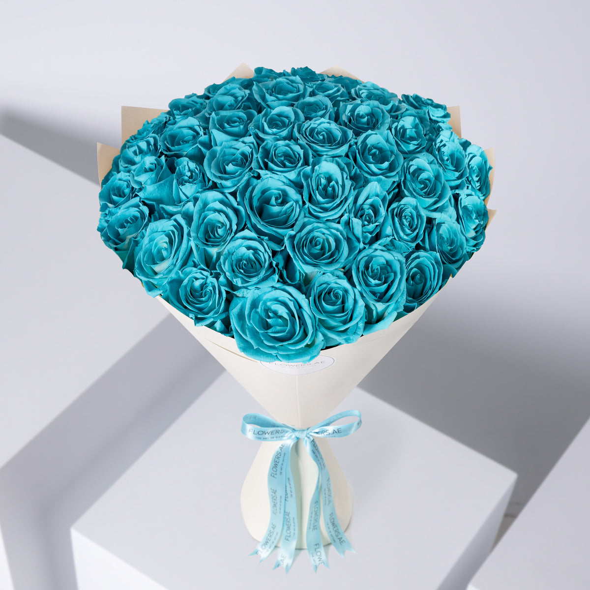 Birthday 50 Tiffany Blue Roses