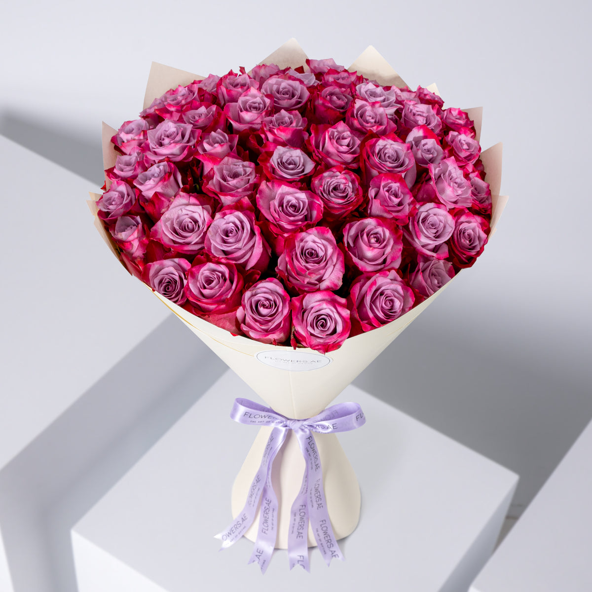 50 Purple Roses