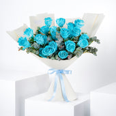 Anniversary 25 Tiffany Blue Roses