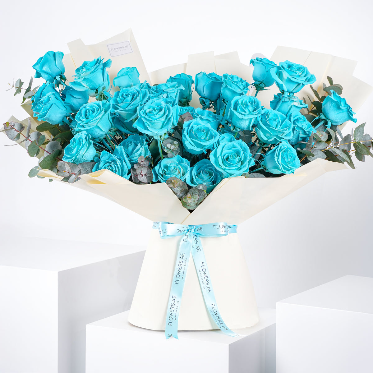 Birthday 50 Tiffany Blue Roses