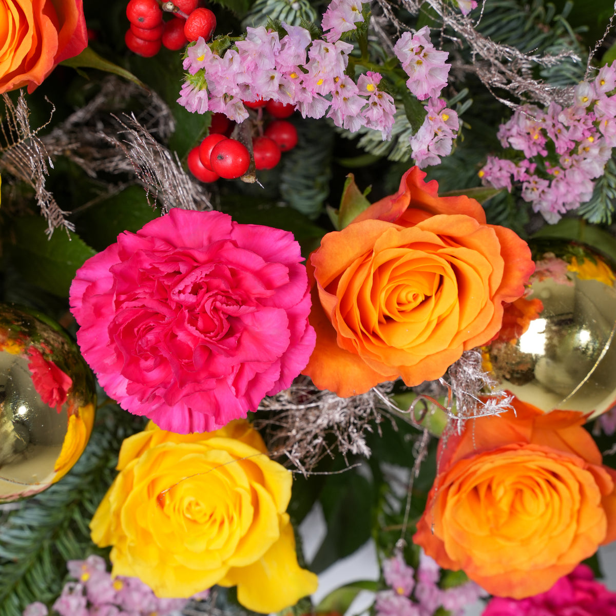 Vibrant Festive Tree - Hatbox