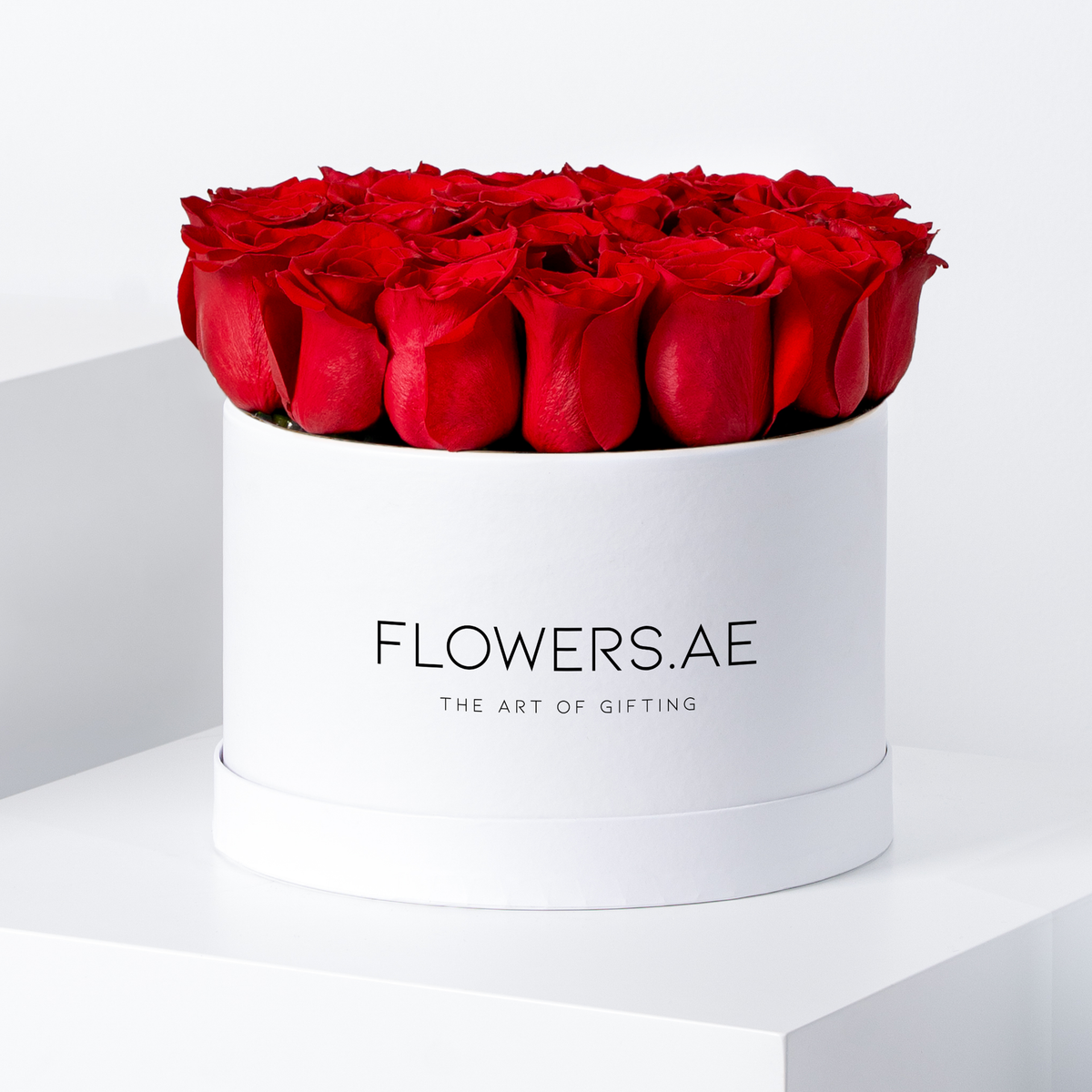 Red Roses - Hatbox