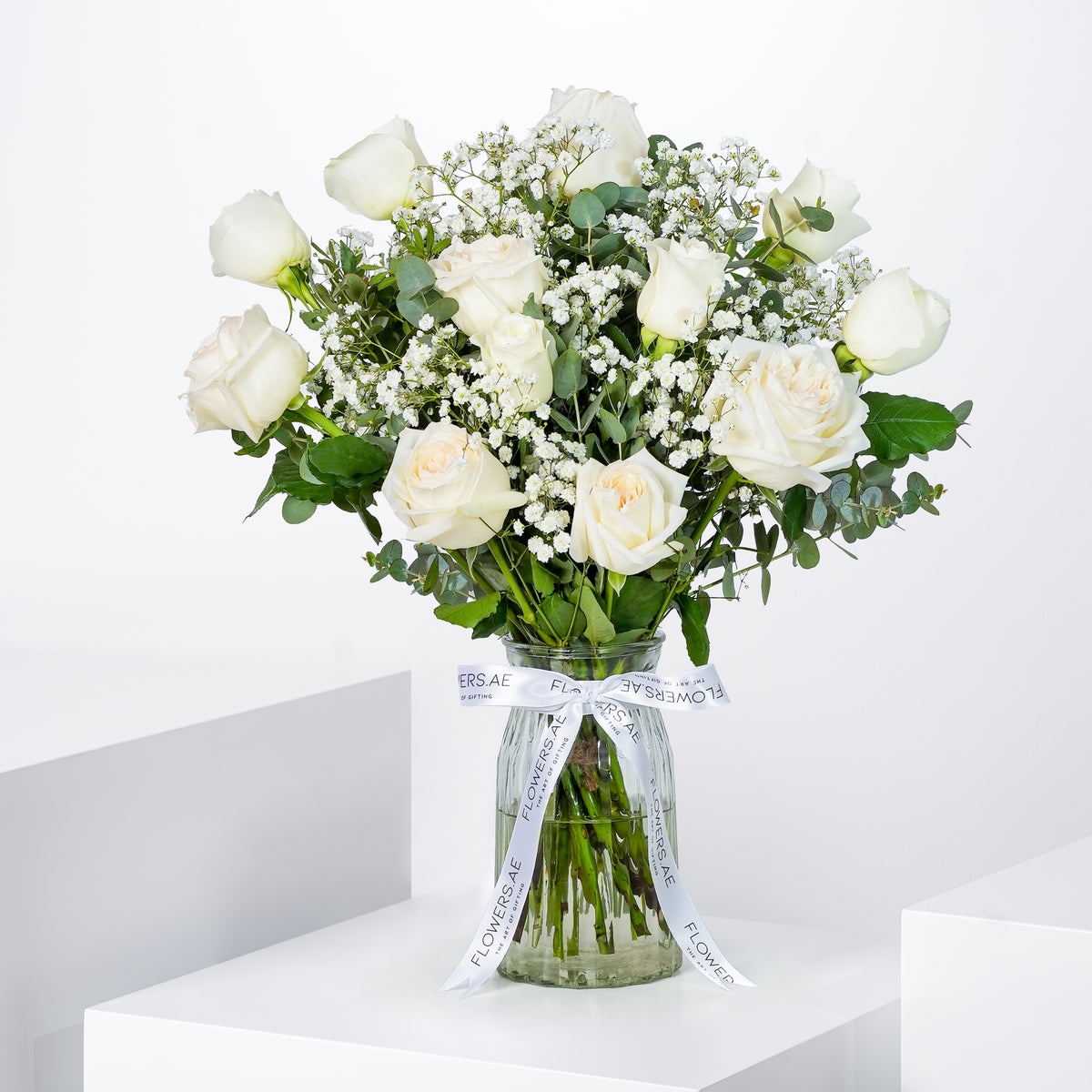 Perfect White Glass Vase