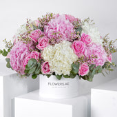 Baby Heavenly Pinks  Hatbox