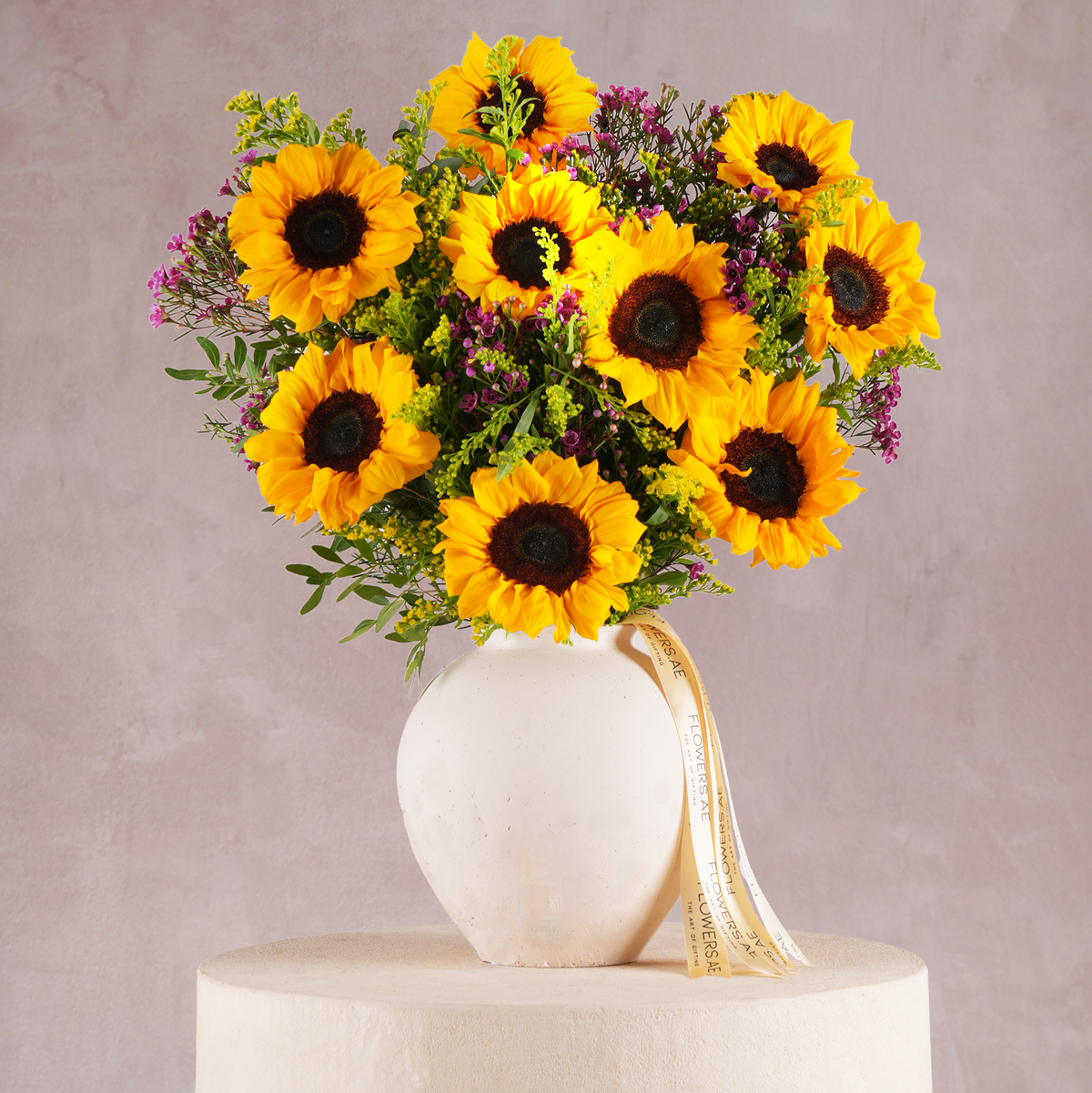 Luxury Sunflower Vase