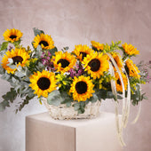 Luxury Sunflower Basket