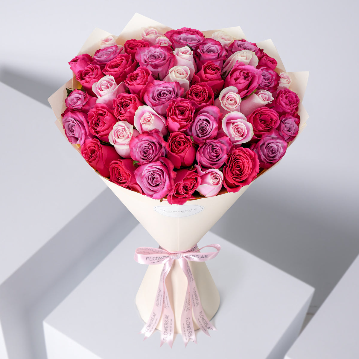 50 Blush Roses