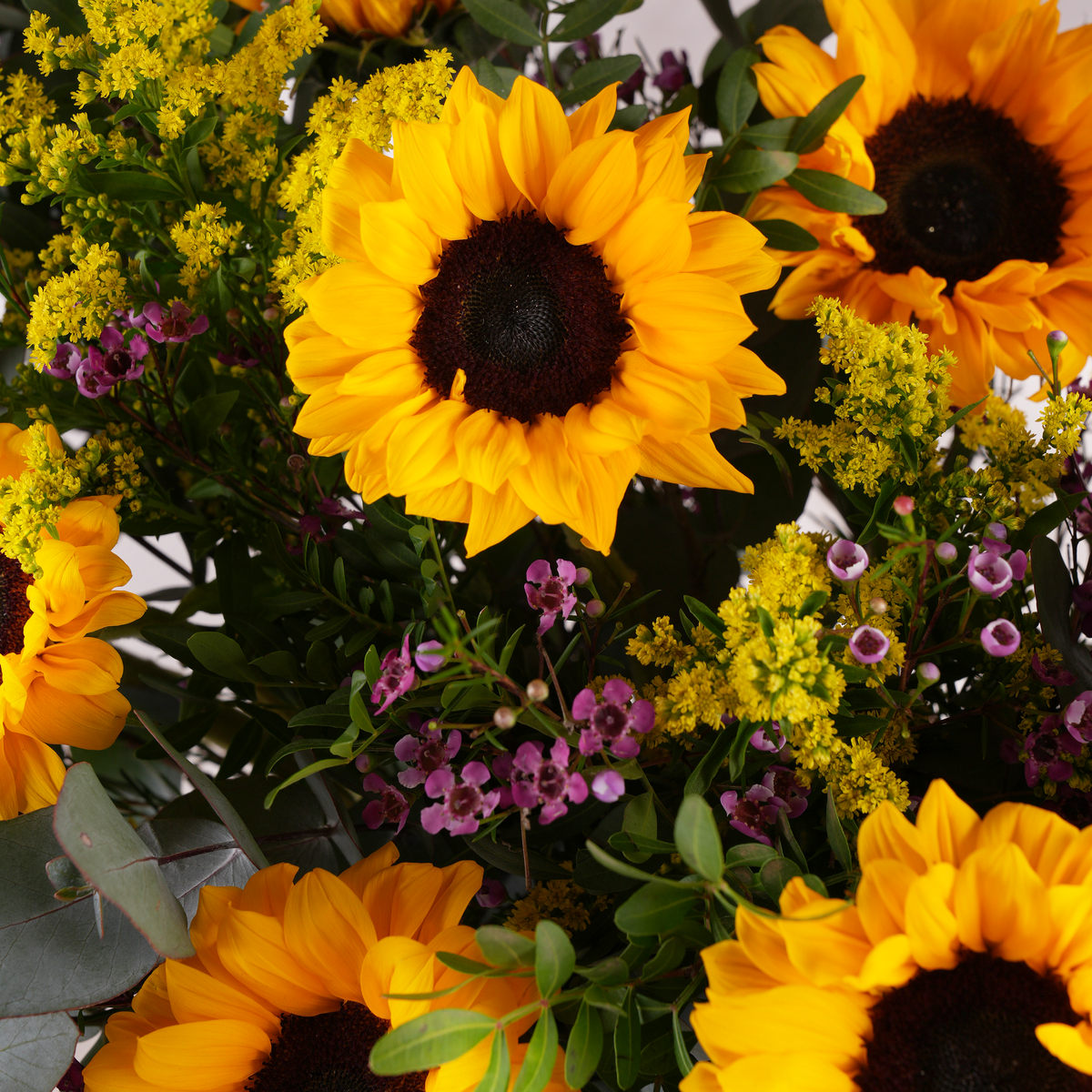 Luxury Sunflower Hatbox