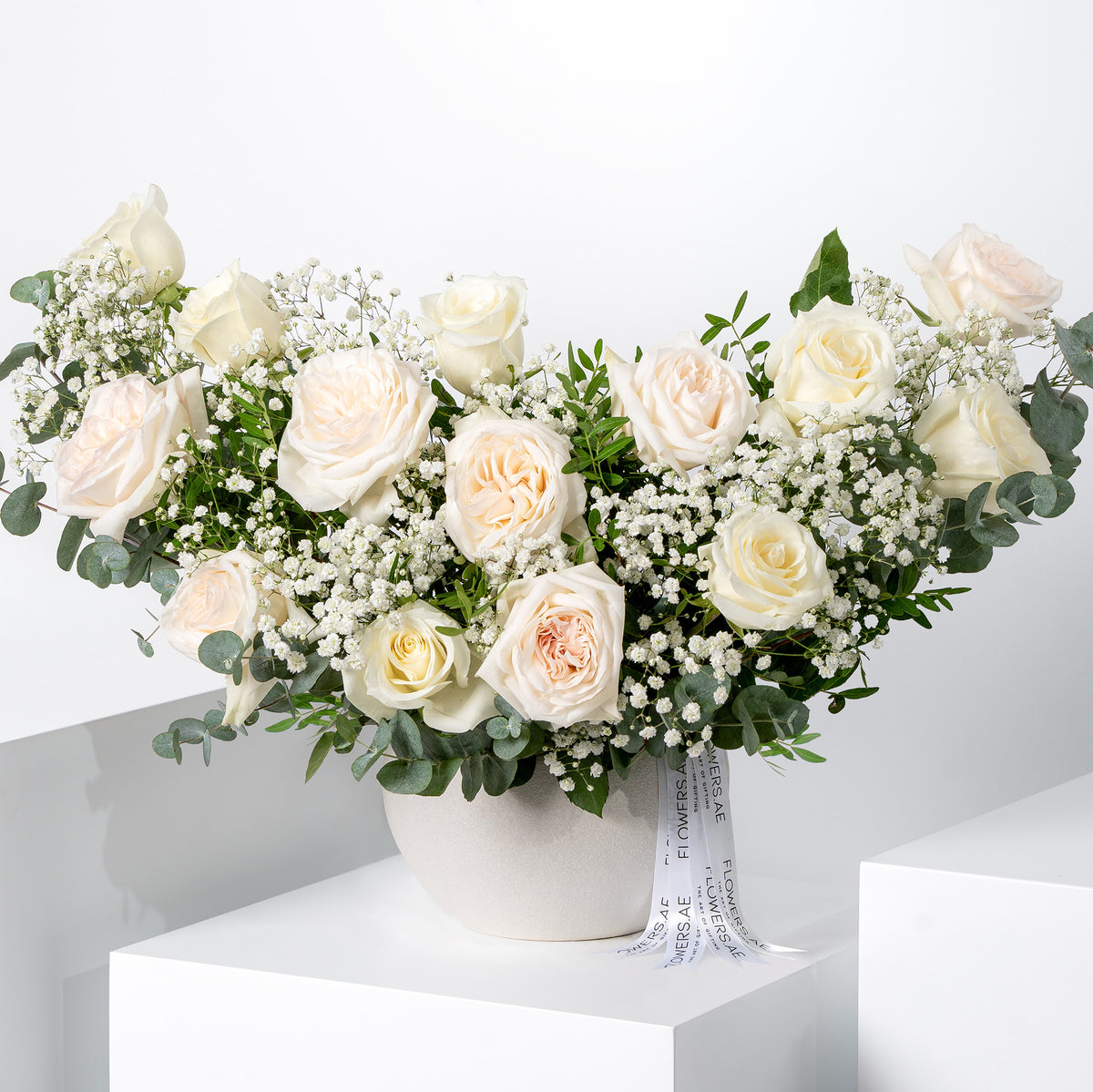 Perfect White  Vase