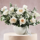 Birthday Perfect White  Vase