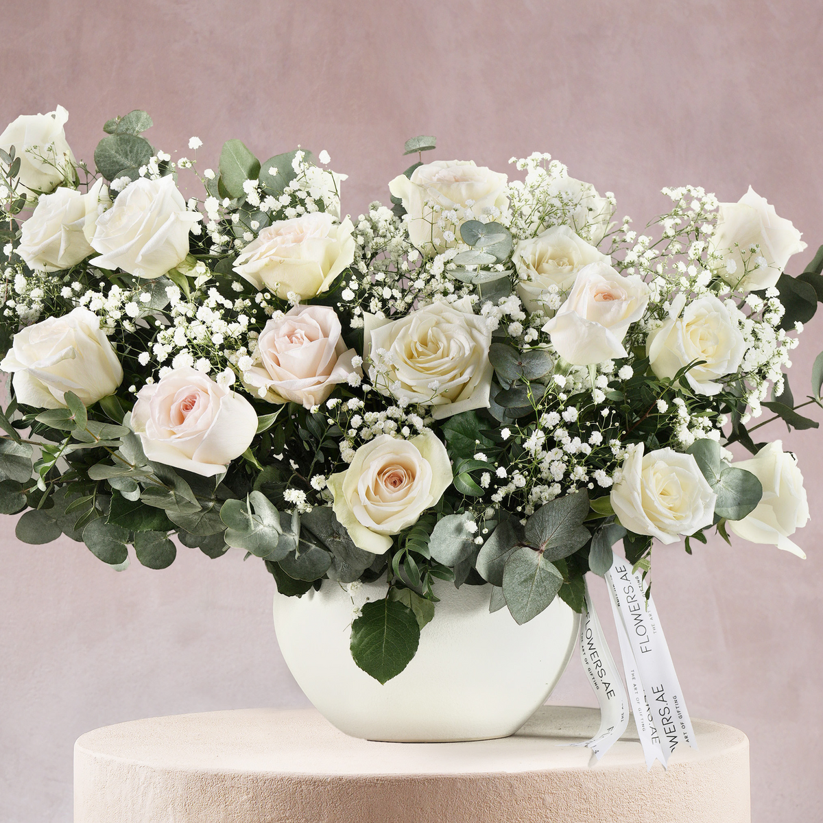Birthday Perfect White  Vase
