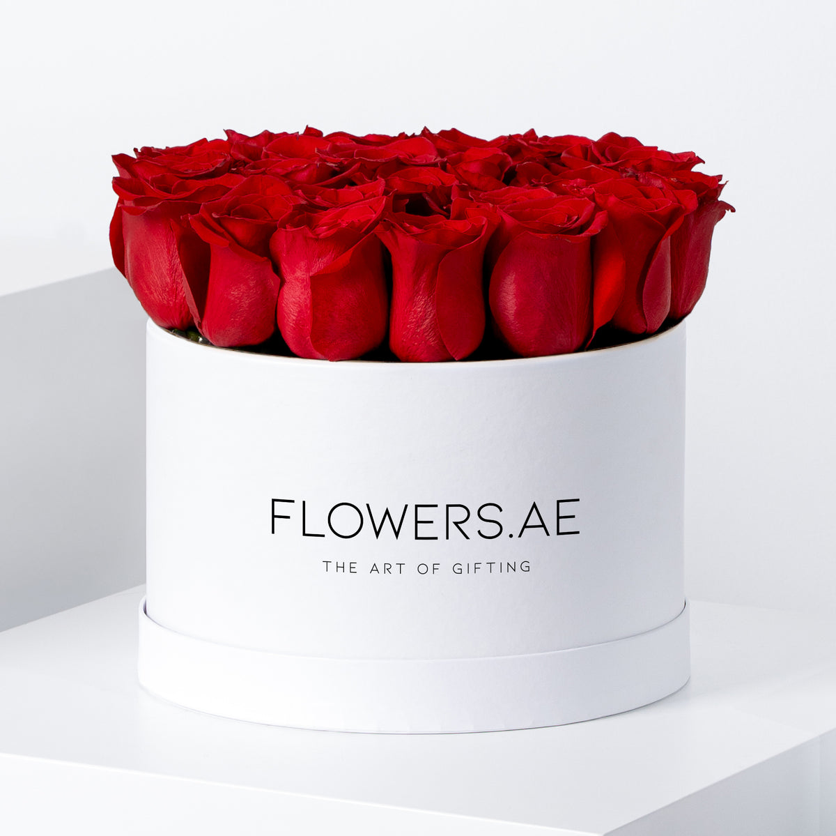 Red Roses - Hatbox