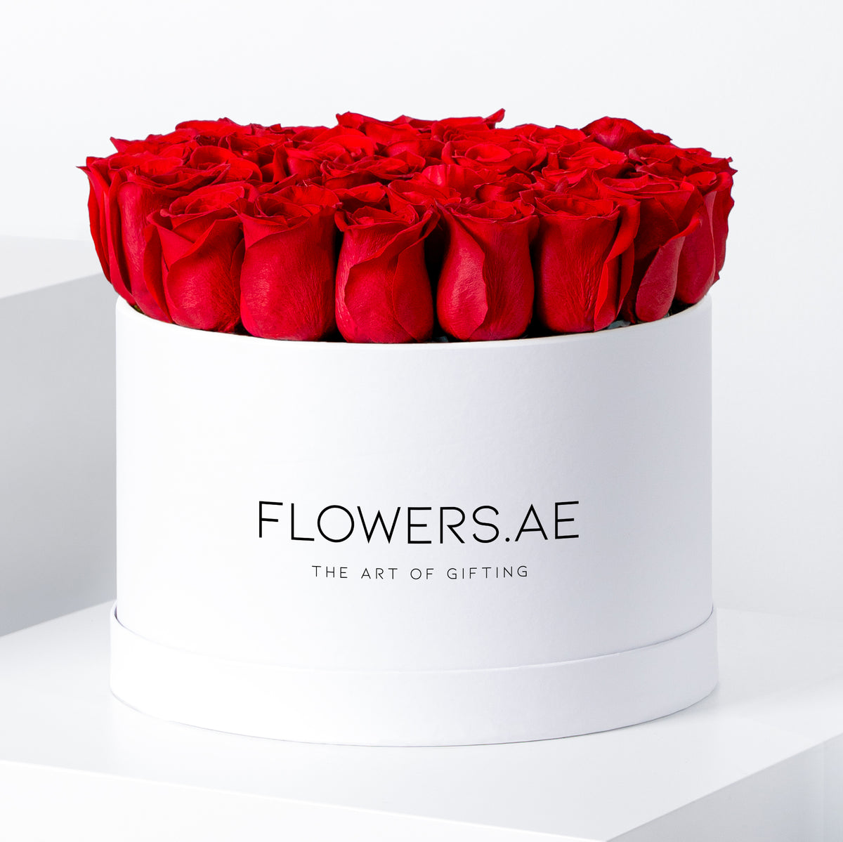 Red Roses - Hatbox