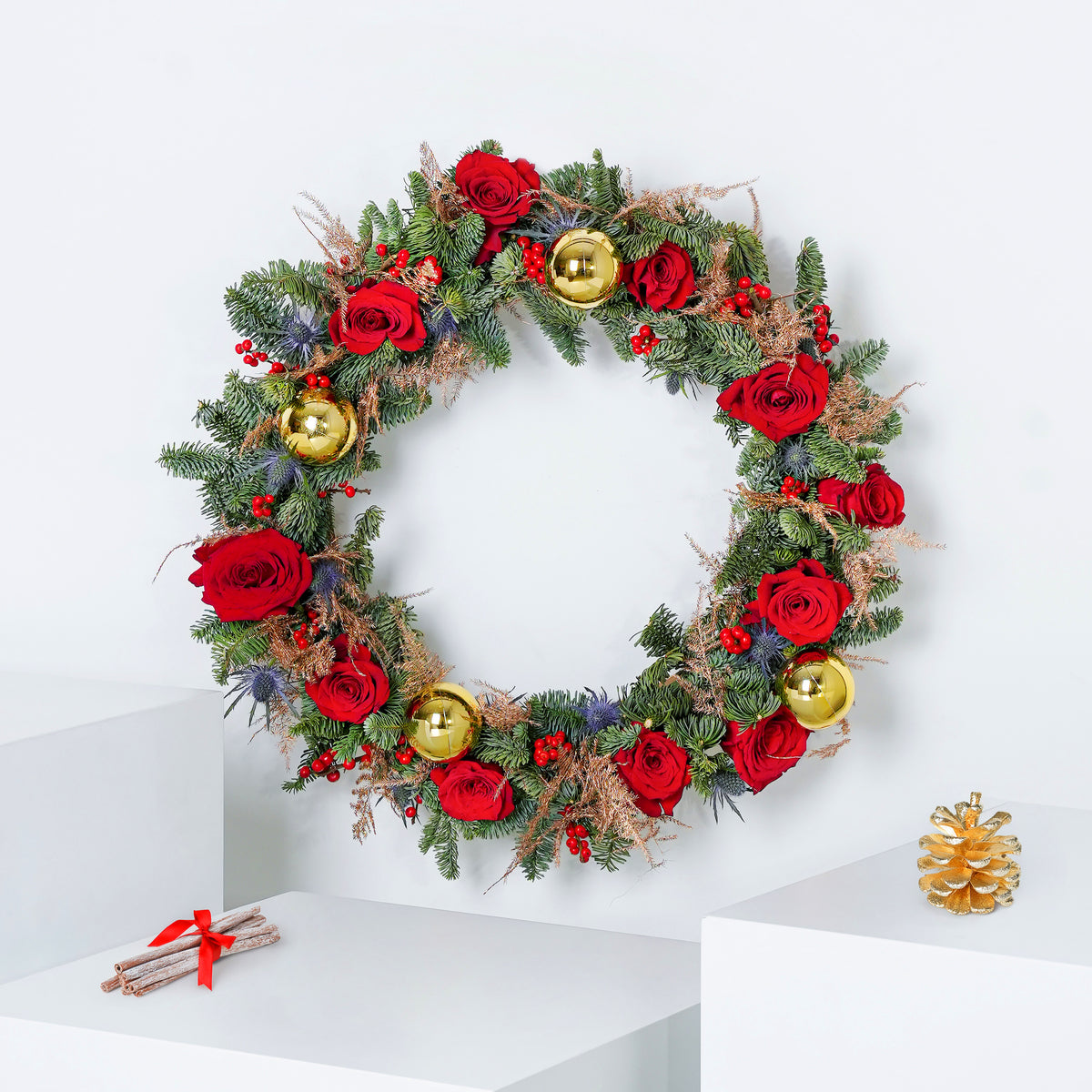 Red Festive - Wreath