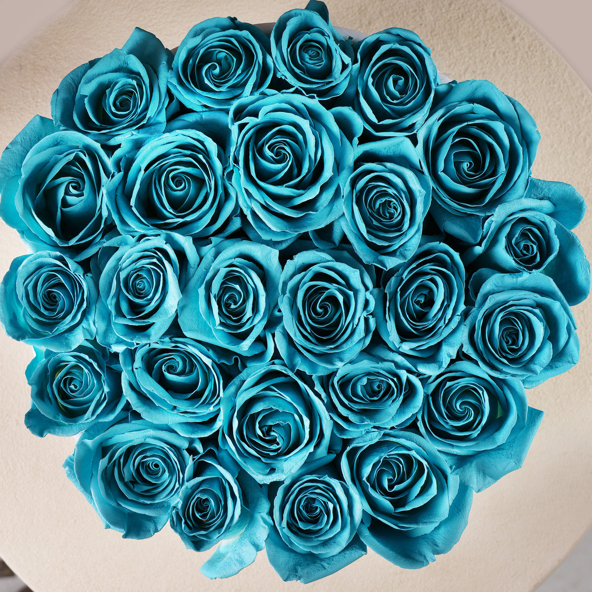 Tiffany Blue Roses - Hatbox