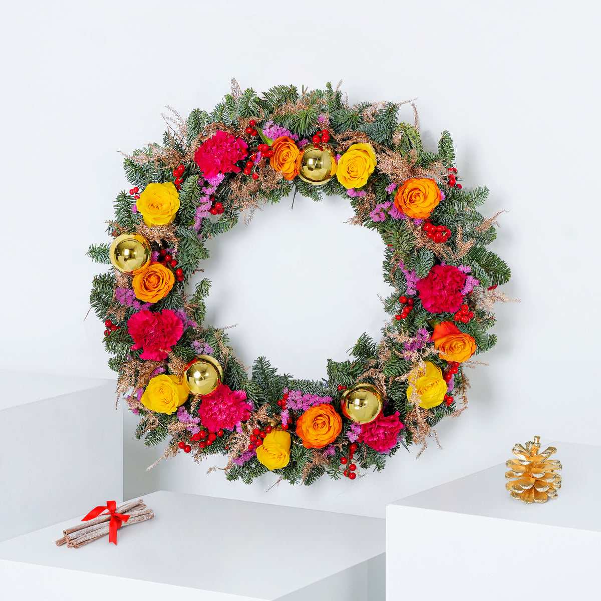 Vibrant Festive - Wreath