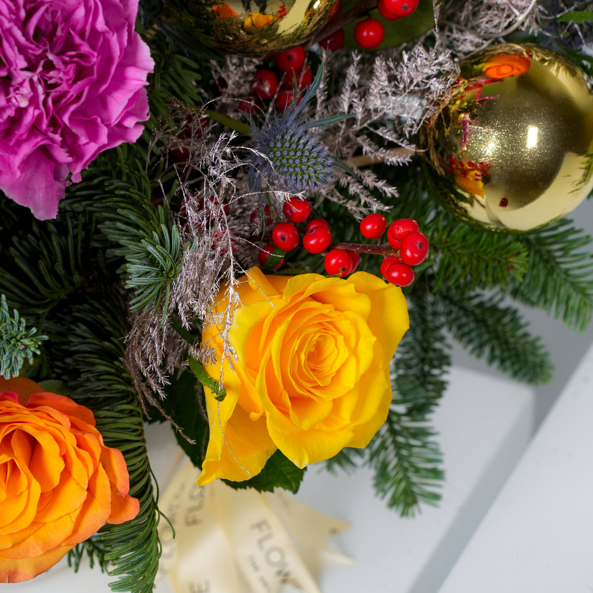 Vibrant Festive Hatbox