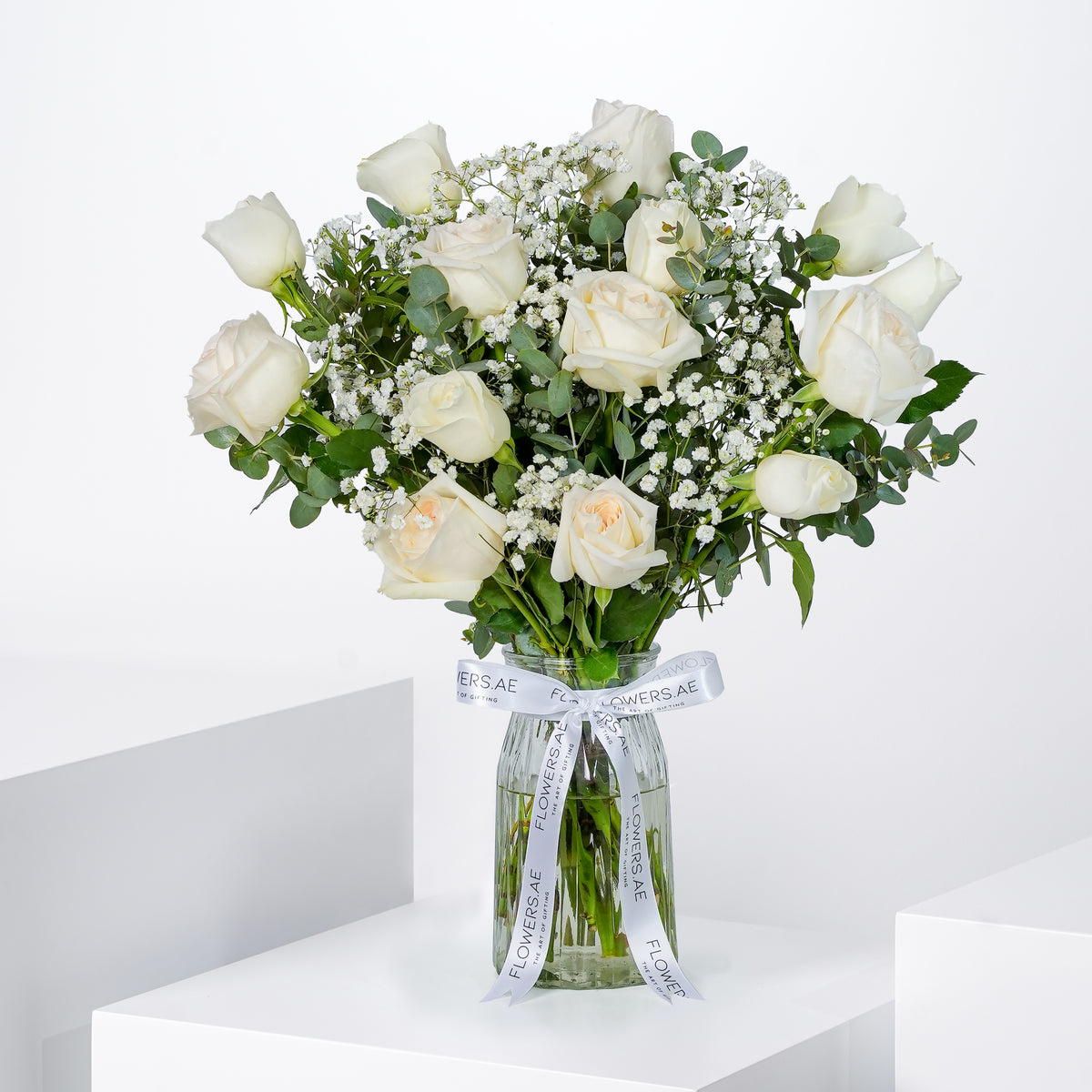 Perfect White Glass Vase