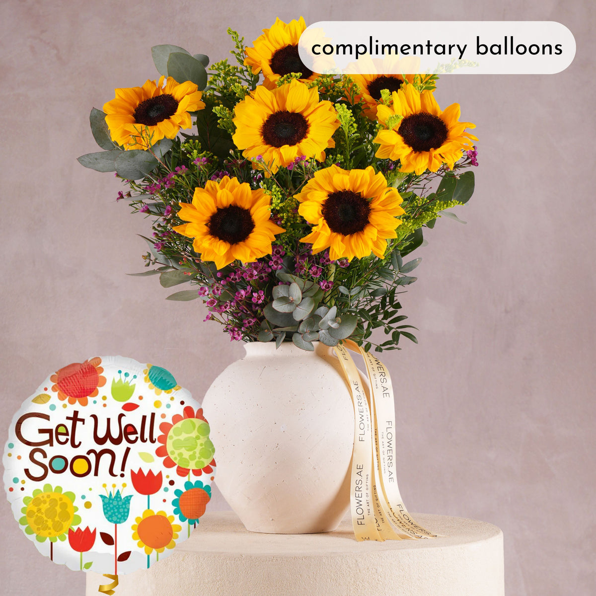 Luxury Sunflower Vase