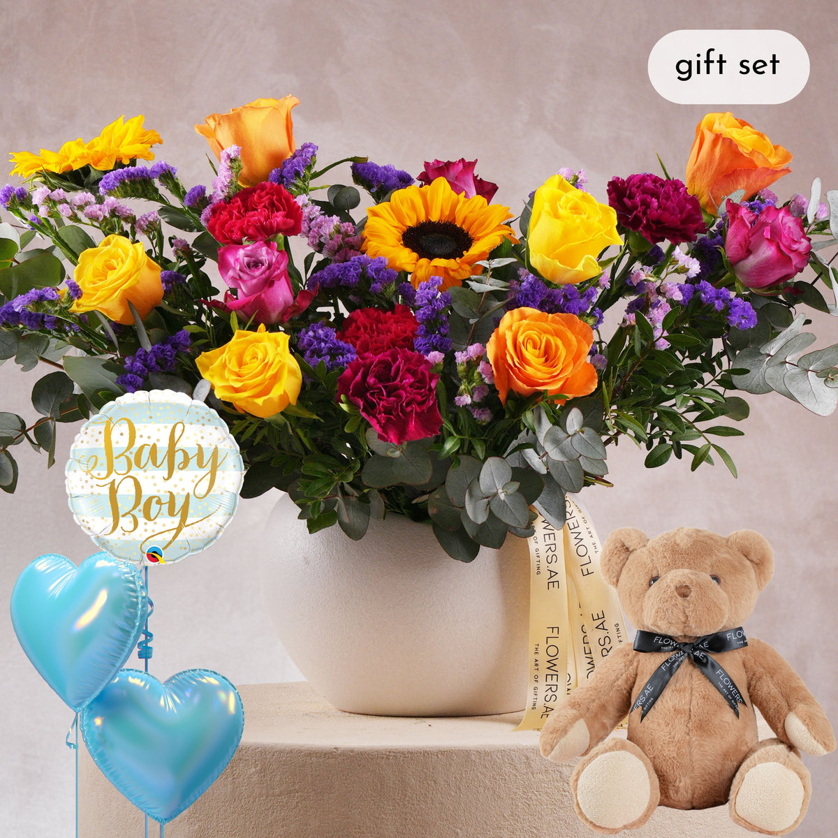 Baby Vibrant  Vase (Gift Set)