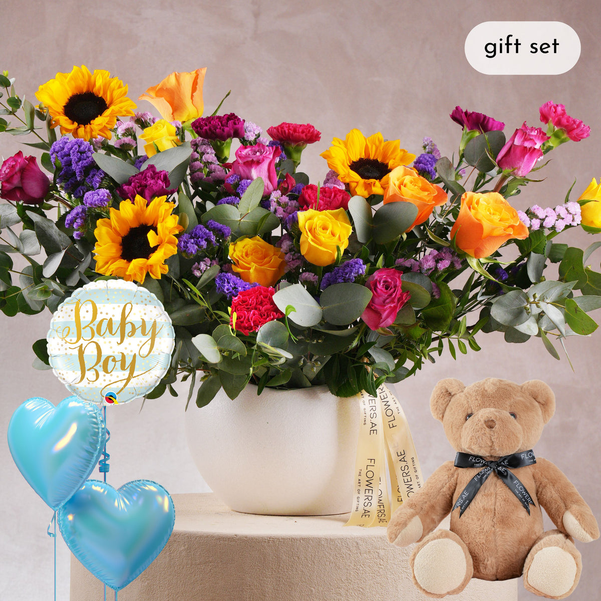 Baby Vibrant  Vase (Gift Set)