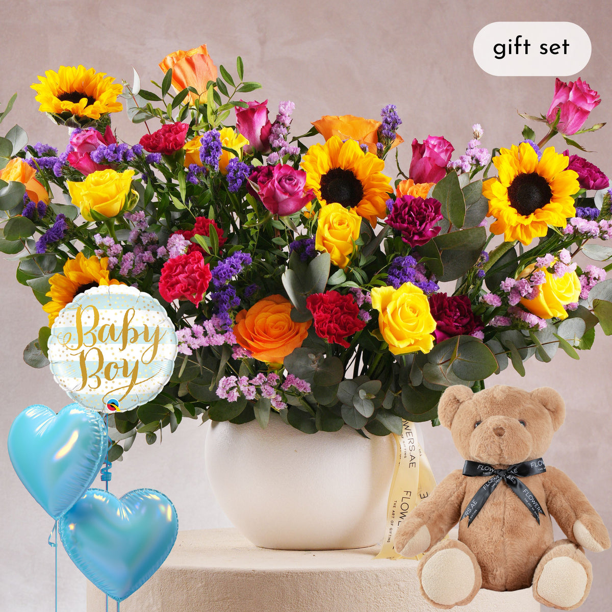 Baby Vibrant  Vase (Gift Set)