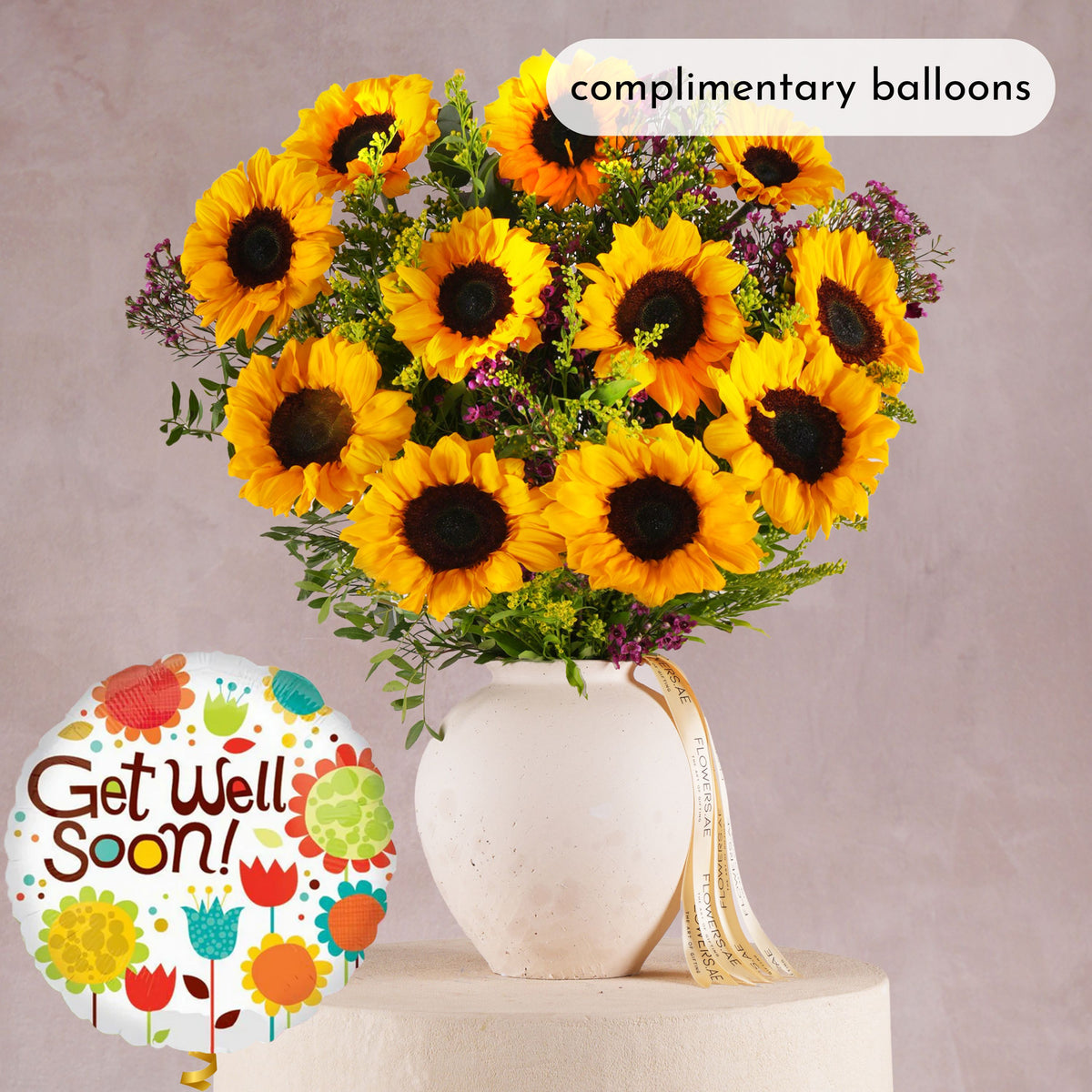 Luxury Sunflower Vase