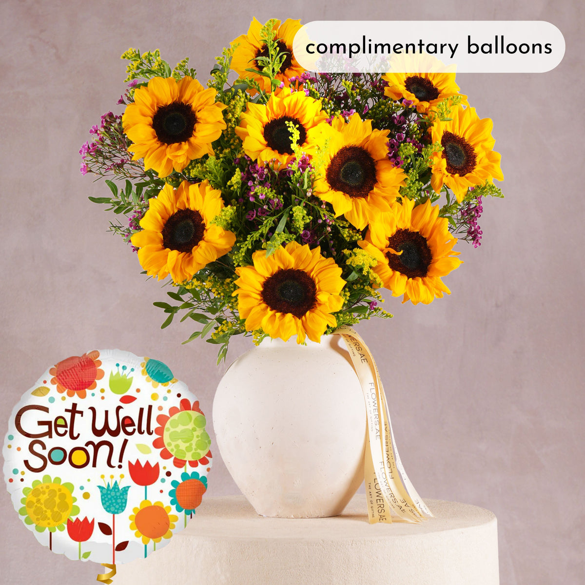 Luxury Sunflower Vase