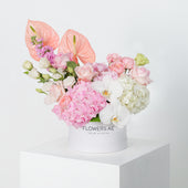 Elegant Pinks Hatbox